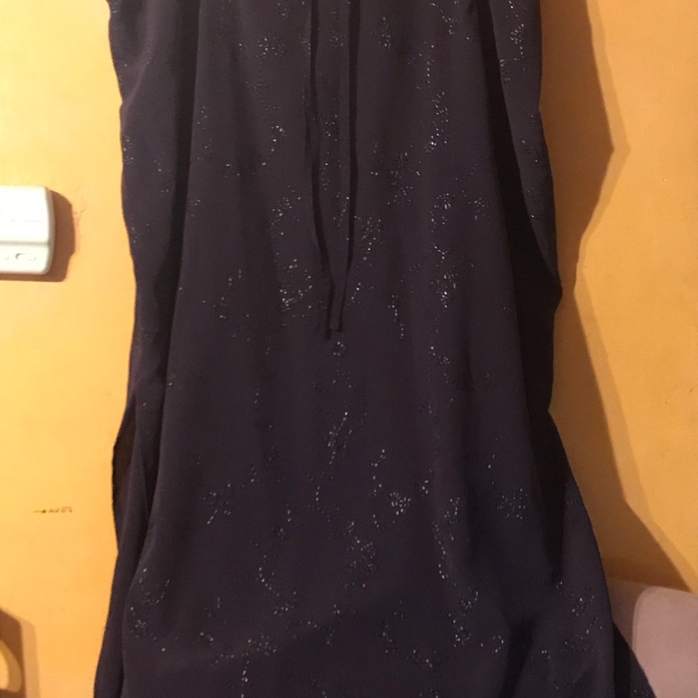 Purple beaded long (ankle) skirt